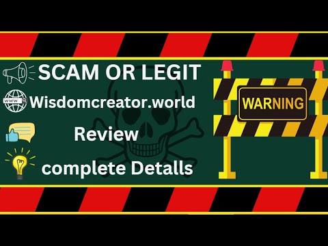 Wisdomcreator Review – Wisdomcreator.world Scam or Legit?