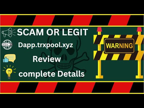 Trxpool.xyz Review – Dapp.trxpool.xyz Scam or Legit?