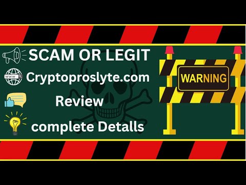 Cryptoproslyte Review – Cryptoproslyte.com Scam or Legit?