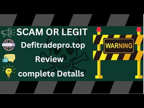 Defitradepro Review – Defitradepro.top Scam or Real?