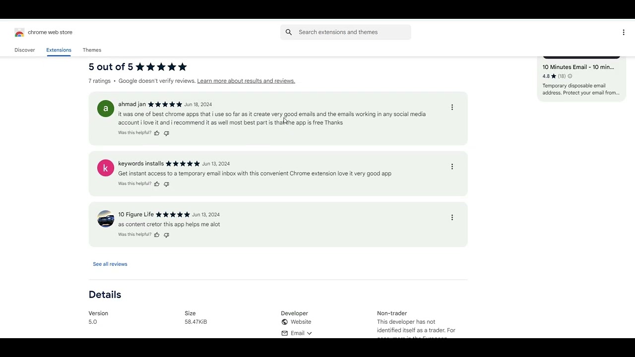 Mtempmail chrome Extension 2024 Temp mail chrome