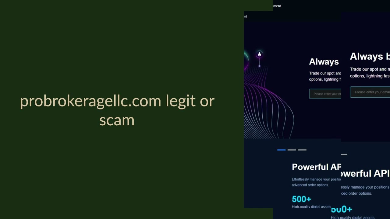 probrokeragellc.com Review THIS IS A SCAM! Scammed By probrokeragellc? Report Them Now