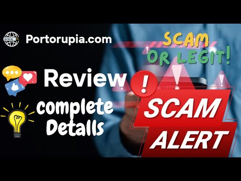 Portorupia Review – Portorupia.com Scam or Safe?