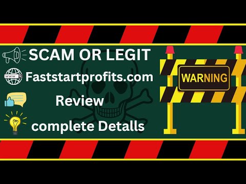 Faststartprofits Review – Faststartprofits.com Scam or Genuine?